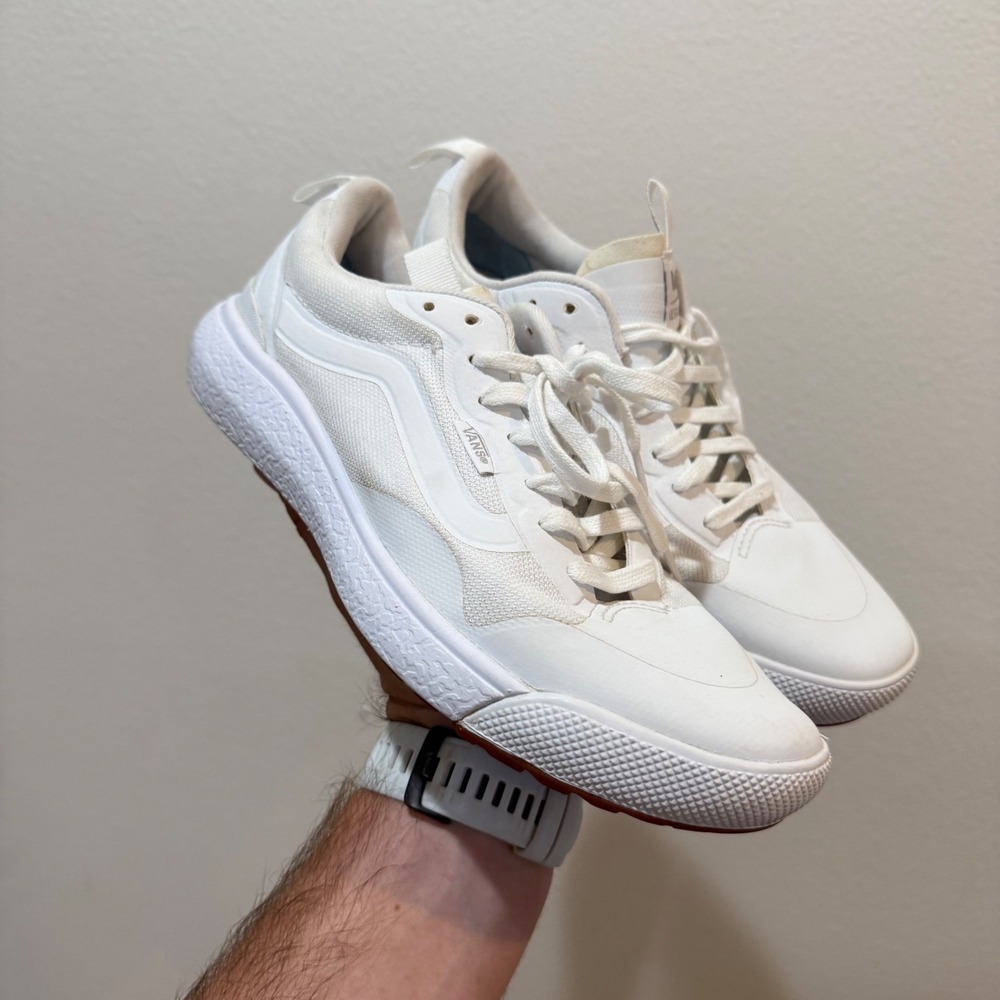 Vans UltraRange EXO White Low Top Sneakers Mens 6.5 Womens 8.0